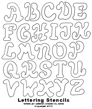 Free Printable Cut Out Letter Stencils