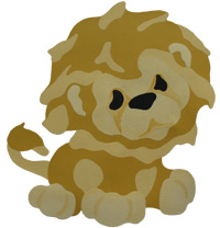 Bad Lion from www.all-about-stencils.com