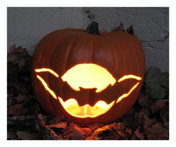 Stencil Carved Bat Pumpkin from www.all-about-stencils.com