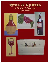 Wine and Sprits Stencil Book from www.all-about-stecils.com