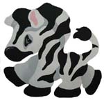 Zebra Baby Stencil from www.all-about-stencils.com