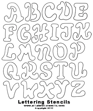 Free Printable Letter Stencils Great for School Projects to Home