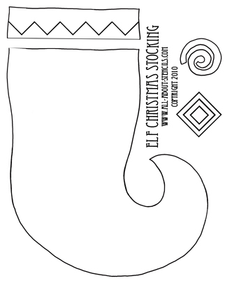 Retro-Style Christmas Stocking Sewing Pattern &amp; Tutorial