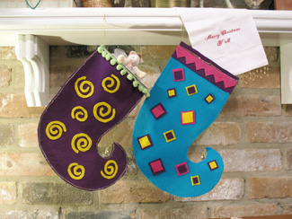 Chrismtas Stocking from All-About-Stencils