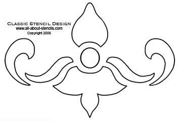 Classic Design Stencil from All-About-Stencils.com