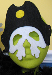 Free Pirate Skull Mask Pattern from www.all-about-stencils.com