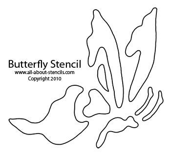 Butterfly Stencil from www.all-about-stencils.com