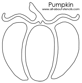 Pumpkin Stencil from www.all-about-stencils.com