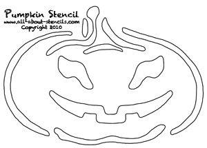 Pumpkin Stencils from www.all-about-stencils.com