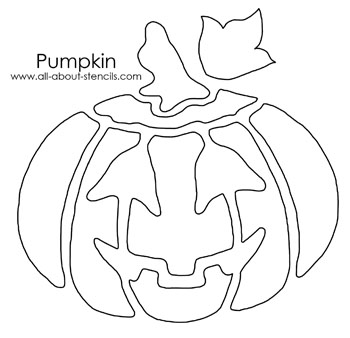 Pumpkin Stencil from all-about-stencils.com