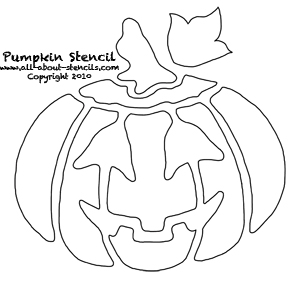 Pumpkin Stencil from all-about-stencils.com