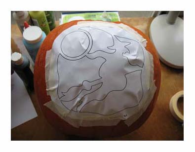 Stencil Pumpkin Carving Step 2 from www.all-about-stencils.com