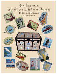 Old Fashioned Luggage Labels from www.all-about-stencils.com