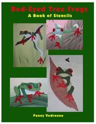 Tree Frogs Stencil Book from www.all-about-stencils.com