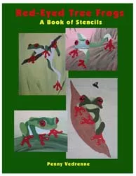 Tree Frog Stencil Book from www.all-about-stencils.com