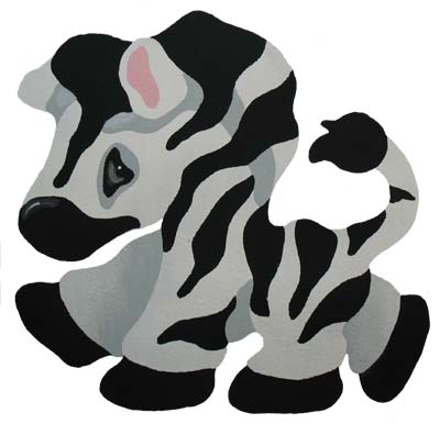 Zebra Baby Stencil