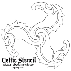 Celtic Stencil from www.all-about-stencils.com