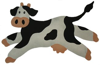 Multi Layer Cow Stencil from www.all-about-stencils.com