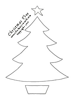 Christmas Tree Stencil from all-about-stencils.com