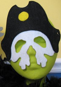 Pirate Mask from www.all-about-stencils.com