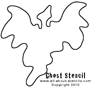 Ghost Stencil from www.all-about-stencils.com