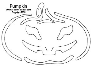 Pumpkin Stencil from www.all-about-stencils.com