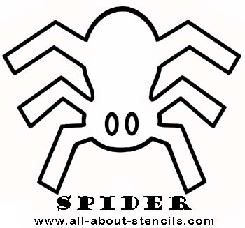 Spider Stencil from www.all-about-stencils.com